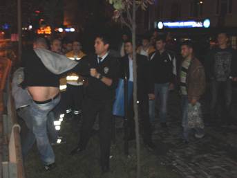 Alkollü sürücüye meydan dayağı!
