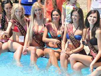 Dünyanın en güzel kızları Bodrum’da 