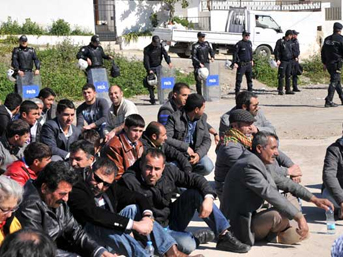 Gerginlik Bodrum'da başladı