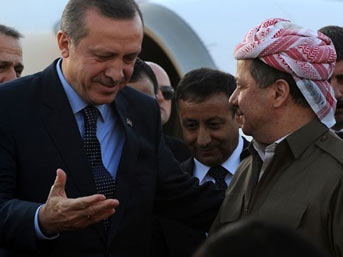 Erdoğan, Barzani ile görüşecek