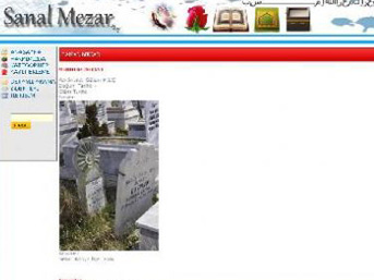 Bu da online mezar ziyareti!