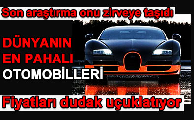 Dünyanın en pahalı otomobilleri