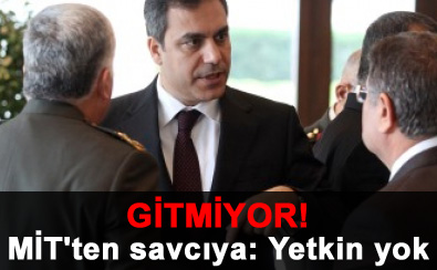 M�T'ten savc�ya: Yetkin yok