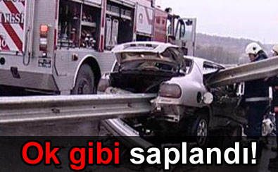 'Ölüm yolu'nda bariyerler parçaladı!