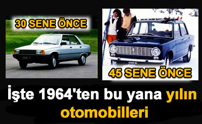 1964'ten bu yana yılın otomobili