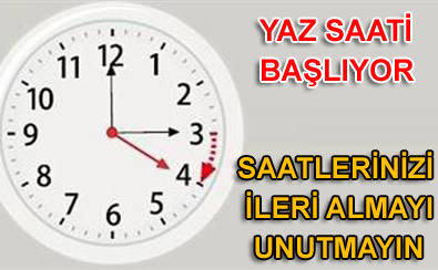 yaz saati uygulaması 2012