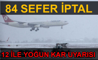 THY'nin 84 seferi iptal