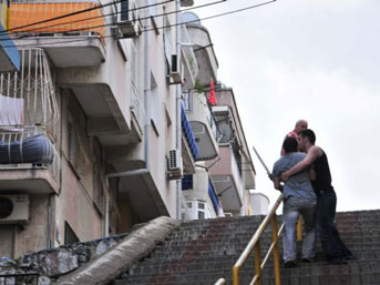 İzmir'in göbeğinde dehşet anları
