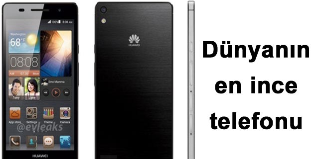 D�nyan�n en ince telefonu