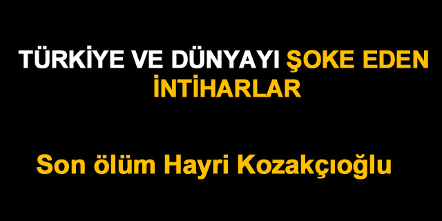 �ntihar eden �nl�, siyaset�i ve i�adamlar�