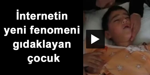 �nternetin yeni fenomeni g�daklayan �ocuk