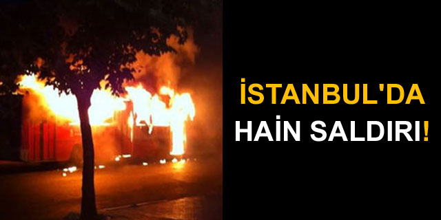 �ETT otob�s�ne molotoflu sald�r�!