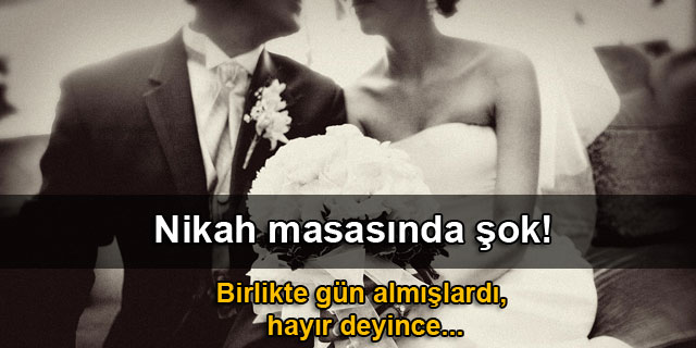Nikah masas�nda �ok!