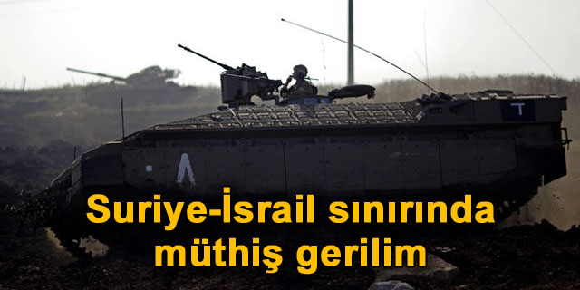Suriye-�srail s�n�r�nda m�thi� gerilim